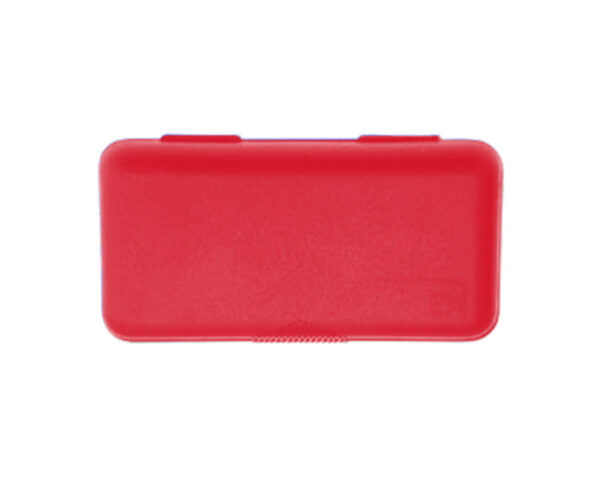 ESTUCHE DE MANICURE VELVET EM104 ROJO (Plástico PP / Acero inoxidable)