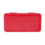 ESTUCHE DE MANICURE VELVET EM104 ROJO (ACCESORIOS: ACERO INOXIDABLE // ESTUCHE: PLÁSTICO PP / A100018 /  ARTICULOS PROMOCIONALES)