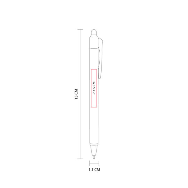 BOLÍGRAFO WARNA NARANJA GEL 080 O (PLÁSTICO) - Imagen 2