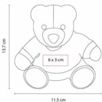 OSO TEDDY BEAR AZUL GM 040 A (PELUCHE) - Image 3