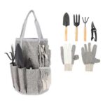 SET DE JARDÍN VILLANDRY GRIS HER 058 G (POLIÉSTER / METAL / MADERA)
