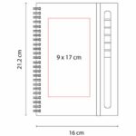 LIBRETA ABDALA AZUL HL 012 A (PLÁSTICO) - Image 2