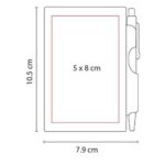 BLOCK DE NOTAS CON BOLÍGRAFO BLANCO HL 2720 B (PLÁSTICO) - Image 2