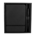 SET KHALID NEGRO HL 9043 N (CURPIEL LIBRETA / ALUMINIO BOLÍGRAFO) - Image 5