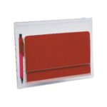 SET DE LIBRETA NODI ROJO HL 9085 R (CURPIEL LIBRETA / PLÁSTICO BOLÍGRAFO / PVC BOLSA) - Image 2