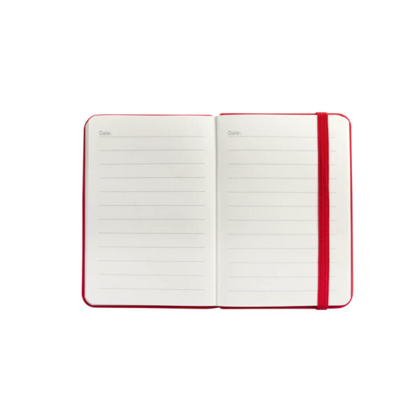 LIBRETA ORWELL GRIS ROJO HL 9093 R (CURPIEL) - Imagen 3