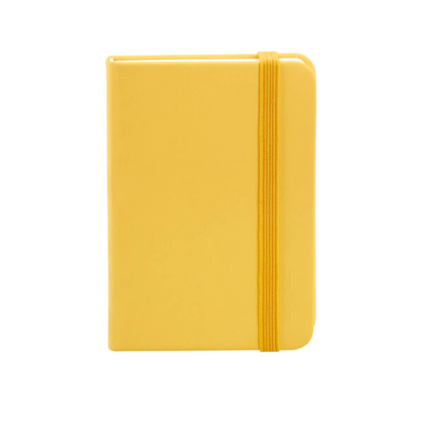 LIBRETA ORWELL GRIS AMARILLO HL 9093 Y (CURPIEL) - Imagen 2