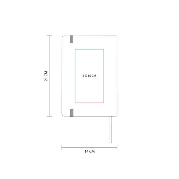 LIBRETA MAGDA NEGRO HL 9096 N (CURPIEL / LÁMINA DE ENCINO) - Imagen 5