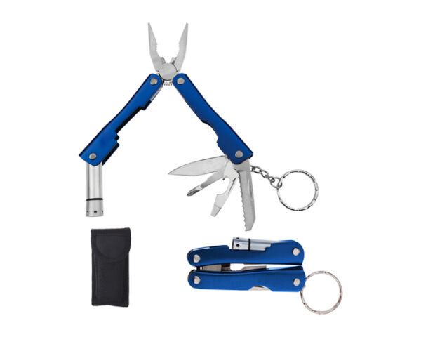 HERRAMIENTA MULTIFUNCIONAL MULTITOOLS HMB1 AZUL (Acero Inoxidable)