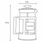 CAFETERA FRENCH NEGRO (HO 045 - VIDRIO) - Image 2