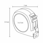 FLEXÓMETRO MILLA BLANCO (HR 04 - METAL/PLÁSTICO) - Image 9