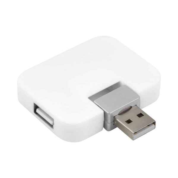 HUB DE 4 PUERTOS USB LACERTA BLANCO HUB 09 B (PLÁSTICO) - Imagen 5