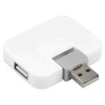 HUB DE 4 PUERTOS USB LACERTA BLANCO HUB 09 B (PLÁSTICO)