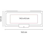 ESTUCHE DE GEOMETRÍA BLANCO FROSTY INF 012 (PLÁSTICO) - Image 4