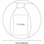 PELOTA DE PLAYA BLANCO INF 015 B (PLÁSTICO) - Image 2