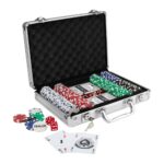 MALETÍN DE POKER BELLAGIO PLATA JM 004 (METAL ESTUCHE / PLÁSTICO FICHAS Y DADOS) - Image 6