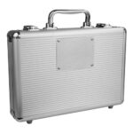 MALETÍN DE POKER BELLAGIO PLATA JM 004 (METAL ESTUCHE / PLÁSTICO FICHAS Y DADOS) - Image 2