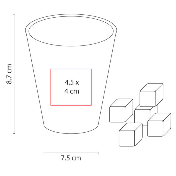 CUBILETE KENTAUR NEGRO JM 021 (CURPIEL VASO / PLÁSTICO DADOS) - Imagen 3