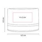 CUBILETE CON DESTAPADOR NEGRO JM 022 N (PLÁSTICO / METAL) - Image 4