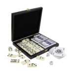 SET DE JUEGO ARUA NEGRO JM 050 N (MADERA ESTUCHE / PLÁSTICO FICHAS) - Image 6