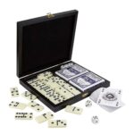 SET DE JUEGO ARUA NEGRO JM 050 N (MADERA ESTUCHE / PLÁSTICO FICHAS) - Image 2