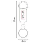 LLAVERO CASA-COCHE PLATA K 63290 (METAL) - Image 3