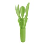 CUBIERTOS PICNIC VERDE KTC 009 V (PLÁSTICO)