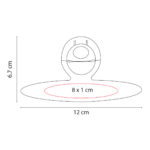 BASE IMANTADA ZAIRE BLANCO KTC 017 B (PLÁSTICO) - Image 2