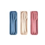 SET DE CUBIERTOS THAI ROSA KTC 590 P (PLÁSTICO / FIBRA DE TRIGO) - Image 2