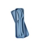 SET DE CUBIERTOS THAI AZUL KTC 590 A (PLÁSTICO / FIBRA DE TRIGO) - Image 2