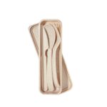 SET DE CUBIERTOS THAI BEIGE KTC 590 BE (PLÁSTICO / FIBRA DE TRIGO) - Image 2