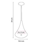 LÁMPARA SWAN BLANCO LAM 1070 B (PLÁSTICO) - Image 5