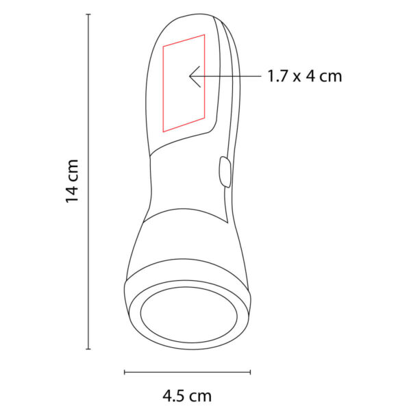 LÁMPARA CON NAVAJA PATHFINDER PLATA LAM 600 (METAL / PLÁSTICO) - Imagen 5