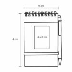 LIBRETA YARIS NEGRO (LE 009 - CARTÓN) - Image 8