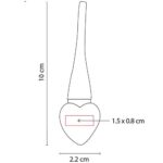 LLAVERO LOVE ROJO M 2040 (HULE / METAL) - Image 3