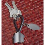 LLAVERO CASA CON PLACA NEGRO M 2060 N (HULE / METAL) - Image 2