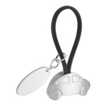 LLAVERO AUTO CON PLACA NEGRO M 2080 N (HULE / METAL) - Image 4