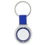 LLAVERO DARINI AZUL M 2310 A (CURPIEL / METAL)