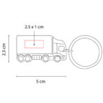 LLAVERO CAMION ETRETRIA PLATA M 63271 S (METAL) - Image 3