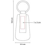 LLAVERO ALDAN NEGRO M 63286 N (CURPIEL / METAL) - Image 3