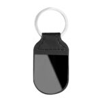 LLAVERO AMARAL NEGRO M 6880 N (CURPIEL / METAL)