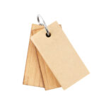 LLAVERO CON NOTAS LOURO BEIGE M 7474 BE (BAMBÚ / METAL) - Image 3