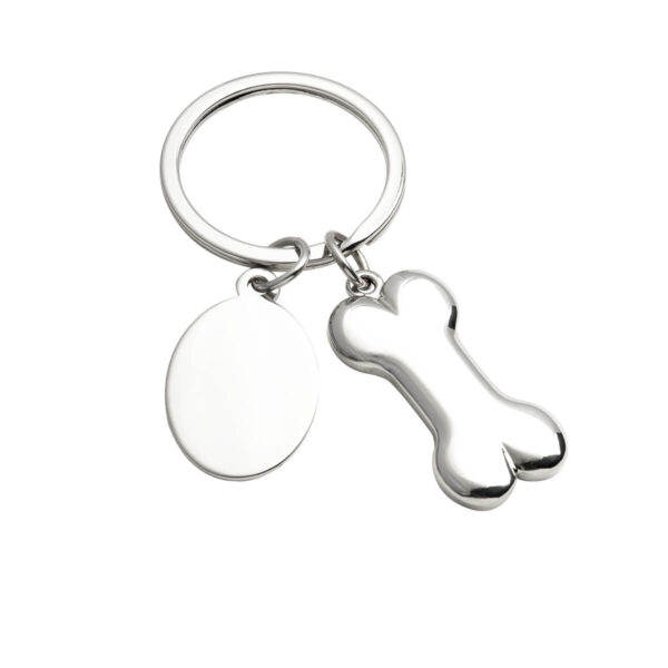 LLAVERO DOGGY PLATA M 7981 S (METAL) - Imagen 2