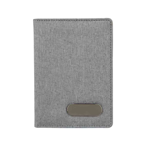 PORTA PASAPORTE LIVIGNO GRIS M 80120 G (POLIÉSTER) - Imagen 4