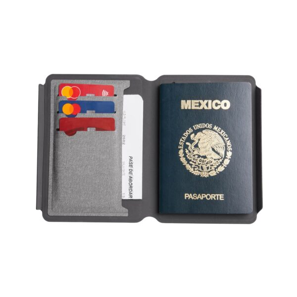 PORTA PASAPORTE GIRIS GRIS M 80123 G (CURPIEL) - Imagen 3