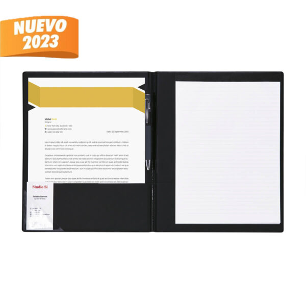 CARPETA VINIL NEGRO M 8900 N (VINIL)