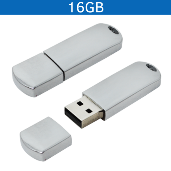 MEMORIA USB IRON 16GB (USB241-U) PLATA - Imagen 2