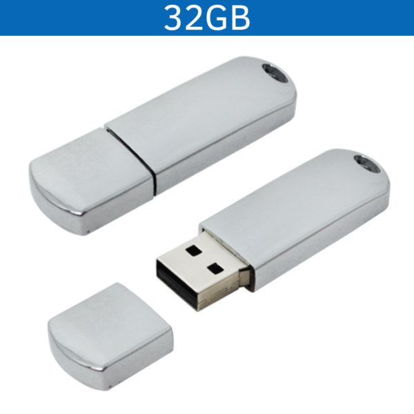 MEMORIA USB IRON 32GB (USB308-U) PLATA - Imagen 2