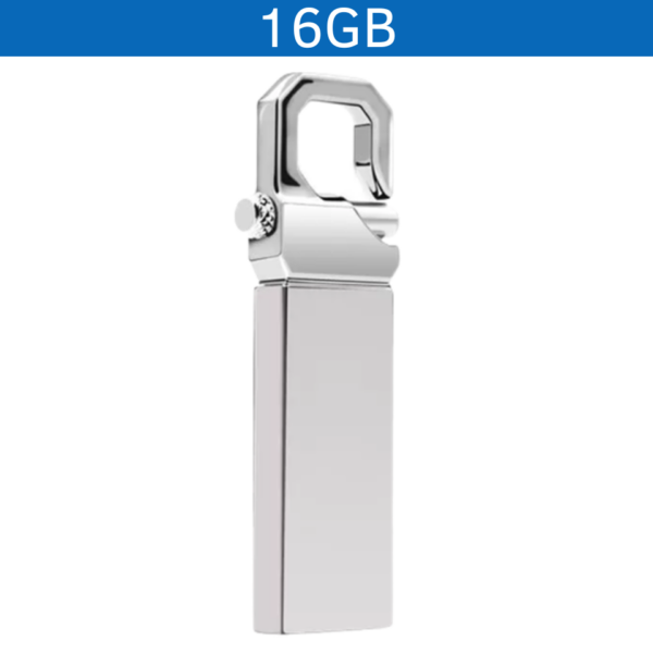 MEMORIA USB CANDADO 16GB (USB405-U) PLATA