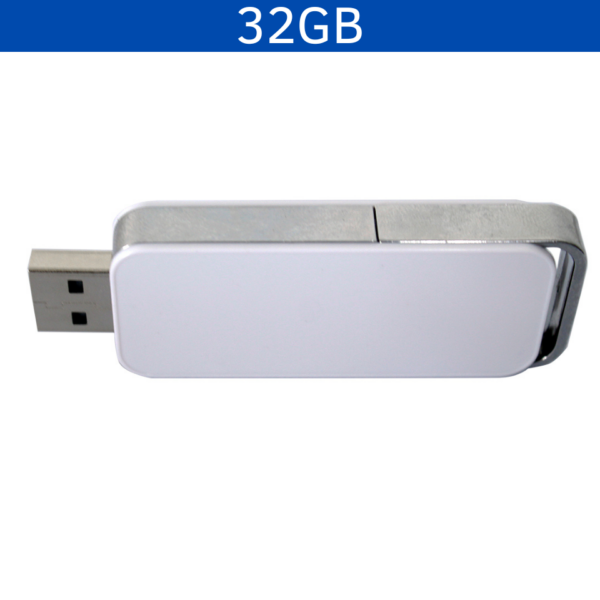 MEMORIA USB CLIC 32GB (USB104-U) BLANCO - Imagen 3